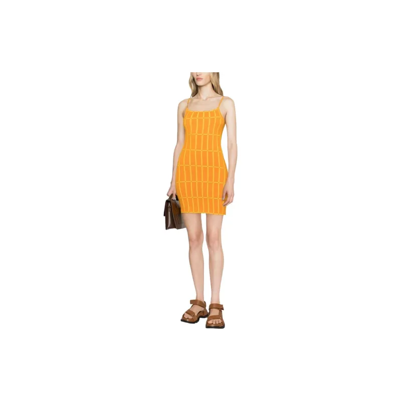 Jacquemus Slip Dresses Women's Orange-1