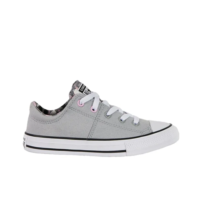 Converse Chuck Taylor All Star OX Anti Slip Wear Resistant Low Top Kids Canvas Shoes Gray Teenagers-1