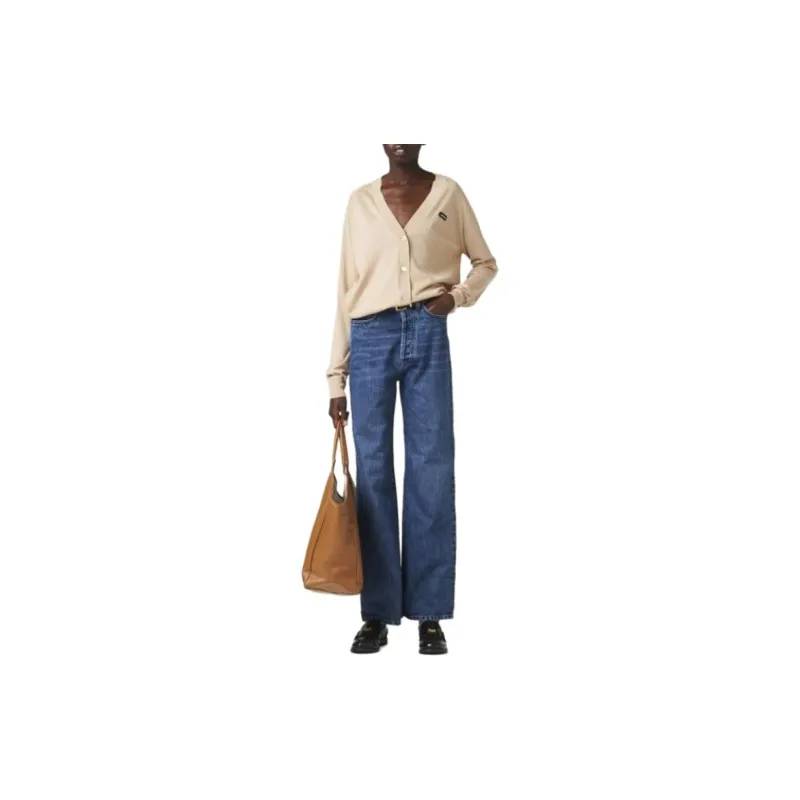 MIU MIU FW23 Jeans Women's Blue-1
