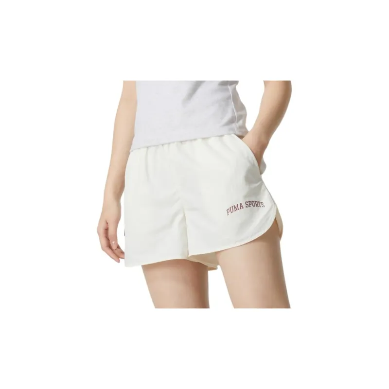 PUMA Casual Shorts Women's Milk White-7