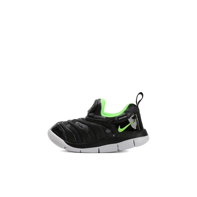 Nike Dynamo Free Low Top Toddler Shoes Black Green Infant And Toddler-0
