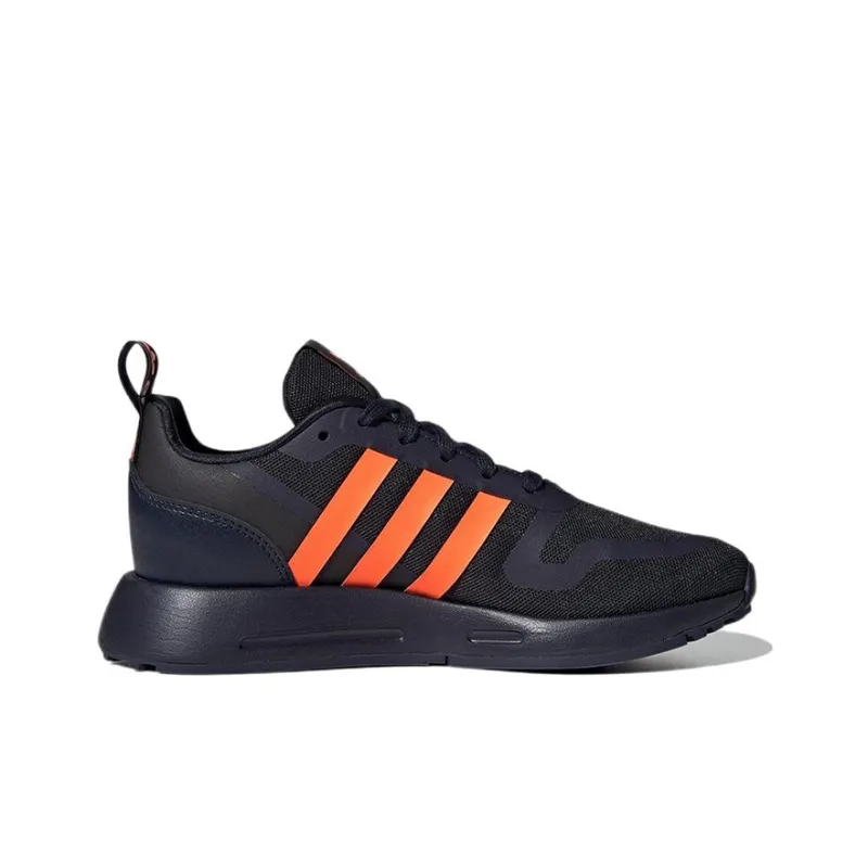 Adidas Originals Multi Abrasion Resistant Breathable Low Top Running Shoes Blue Orange Teenagers-1