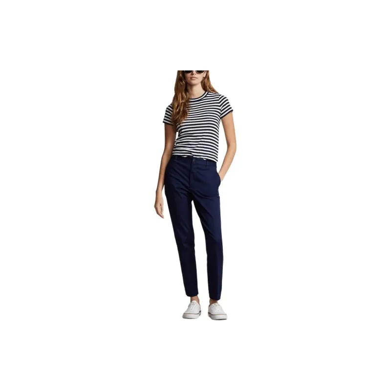 Polo Ralph Lauren SS24 Casual Pants Women's Dark Blue-2