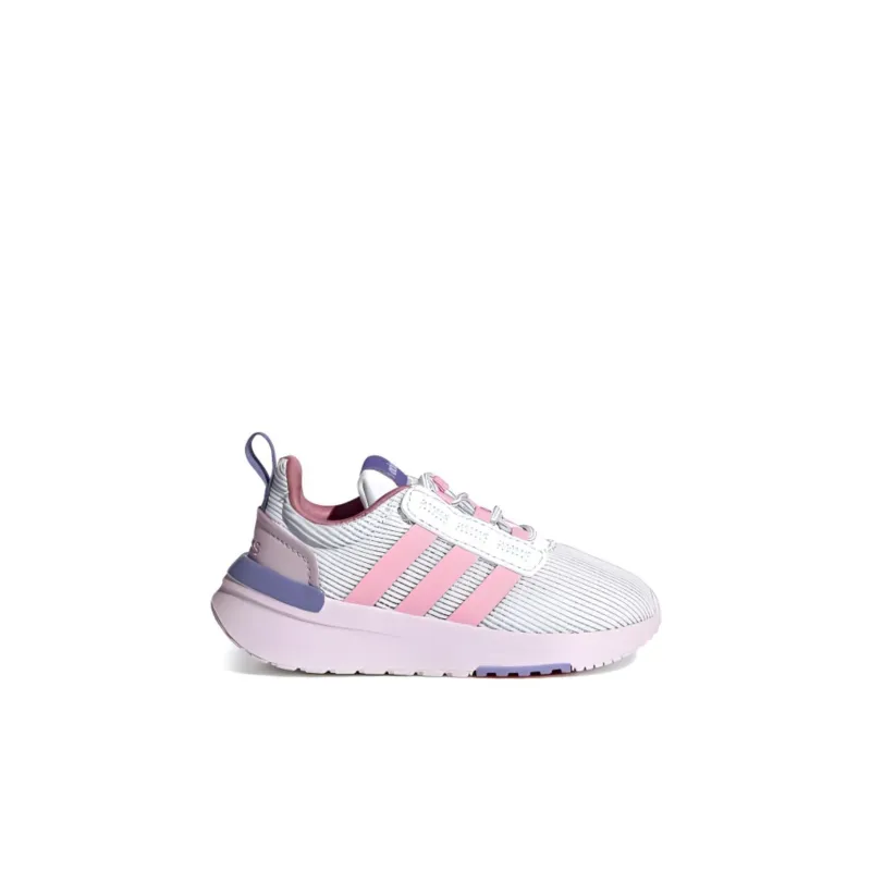 Adidas Neo Racer TR21 Anti Slip Wear Resistant Low Top Toddler Shoes Pink Baby-1