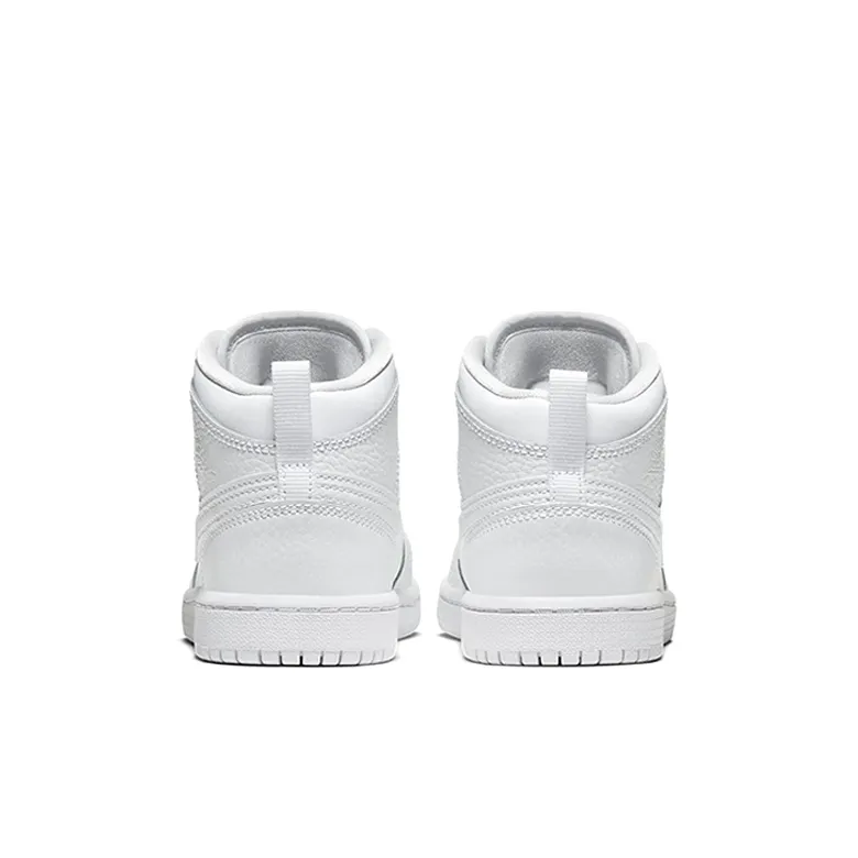 Jordan 1 Mid PS Triple White 2021-4