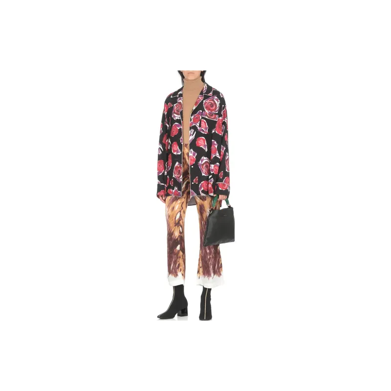 MARNI Floral Printed Long Sleeved Shirt-3