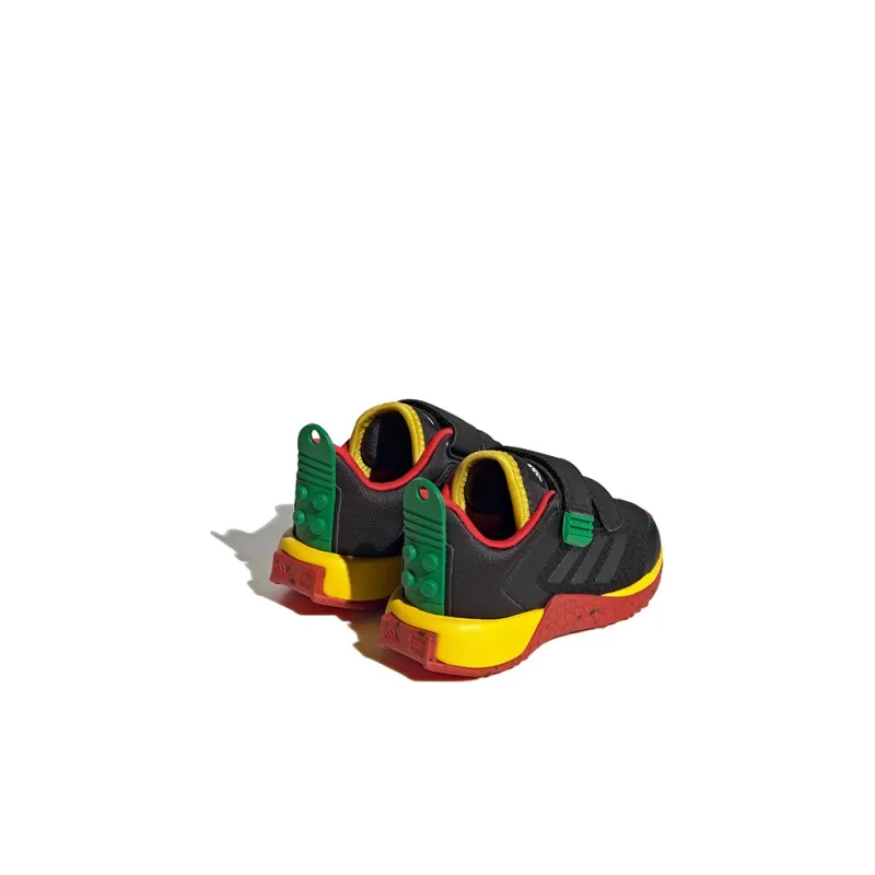 Adidas Sport Dna Low Top Sports Casual Shoes Black Red Yellow Infant And Toddler-3