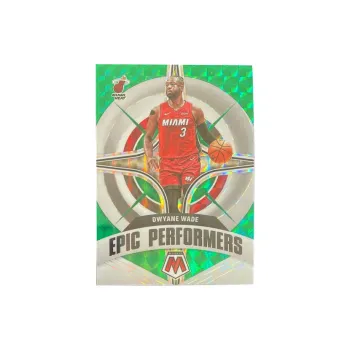 PANINI 2021 22 PRIZM Mosaic Miami Heat Wade Green Mosaic Fold Teca Star Card Product Access Sports Cards 1 Pc