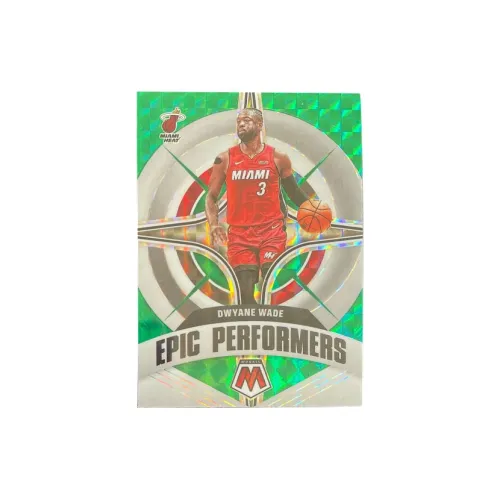 PANINI 2021 22 PRIZM Mosaic Miami Heat Wade Green Mosaic Fold Teca Star Card Product Access Sports Cards 1 Pc