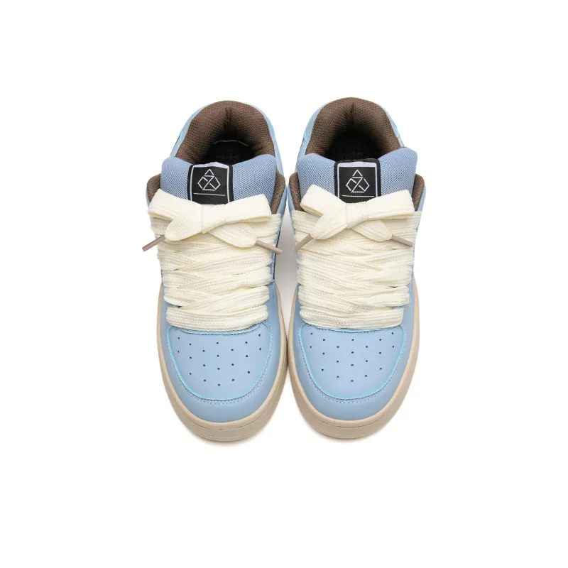 OAOQ Cushioning Height Increasing Abrasion Resistant Lightweight Mat Low Top Casual Shoes Unisex-38