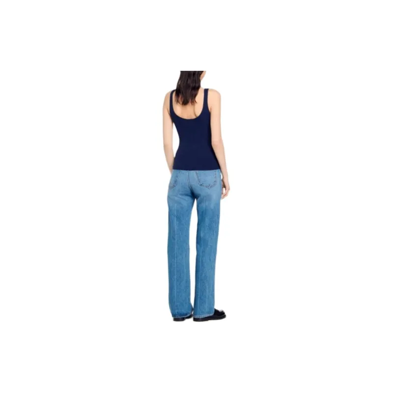 Sandro Ribbed knit Tank Top-2