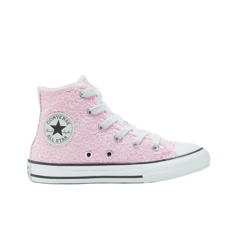 Converse Chuck Taylor All Star Slip Resistant High Top Kids Canvas Shoes Pink Teenagers-1