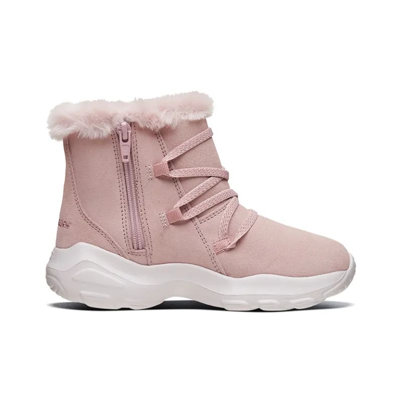 Skechers D'LITES Series Warm Crew Kids' Boots Pink Teenagers-1