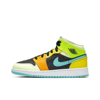 Jordan 1 Mid SE Aurora Green GS