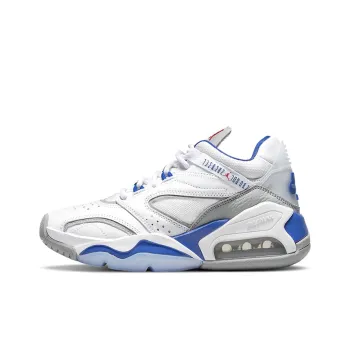 Jordan Point Lane Low-Top Children's Basketball Shoes White Blue Teenagers