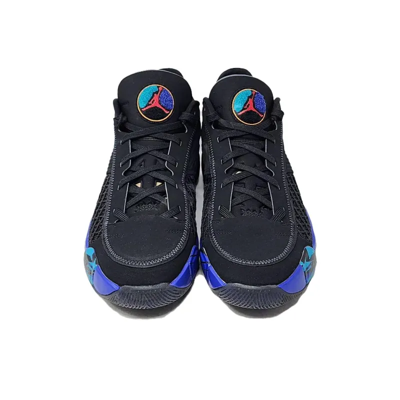 Jordan Air Jordan 38 Low 'Aqua' Durable Breathable Low-Top Basketball Shoes Men's Black Blue-3