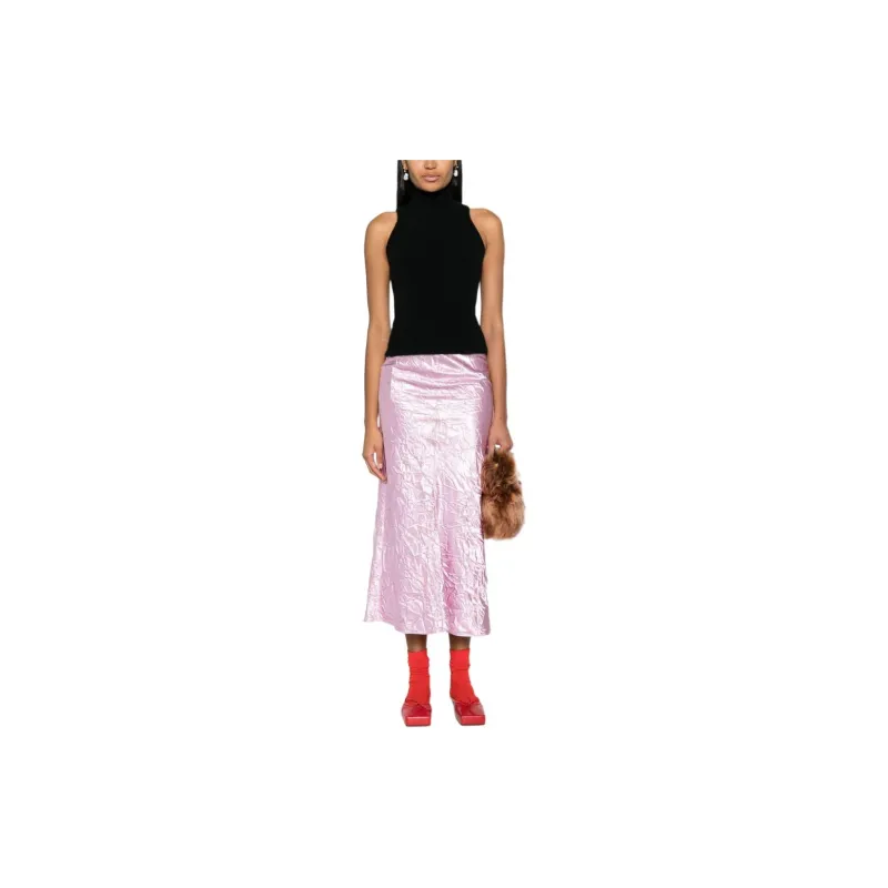 Patou Mock Neck Sleeveless Knitted Top-1