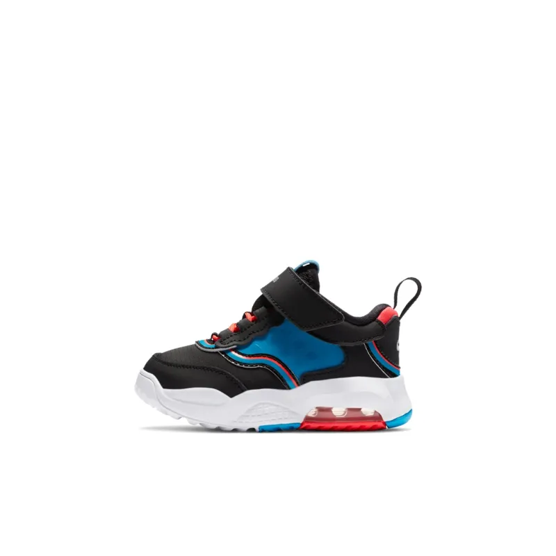 Jordan Maxin 200 Game Time Wear-resistant And Lightweight Low-Top Toddler Shoes Black Blue Infant And Toddler-0