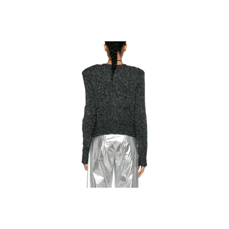 ISABEL MARANT Crewneck Button Up Jumper-2