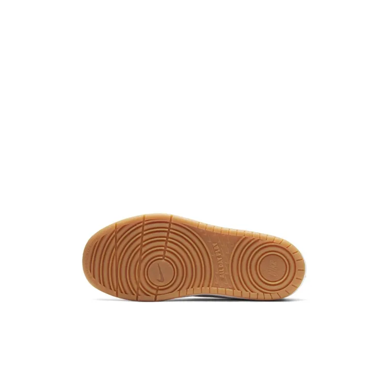 Nike Court Borough 2 Low 2 Abrasion Resistant Balance Low Top Skateboard Shoes White Blue Children Aged 3 7 Years Old-5