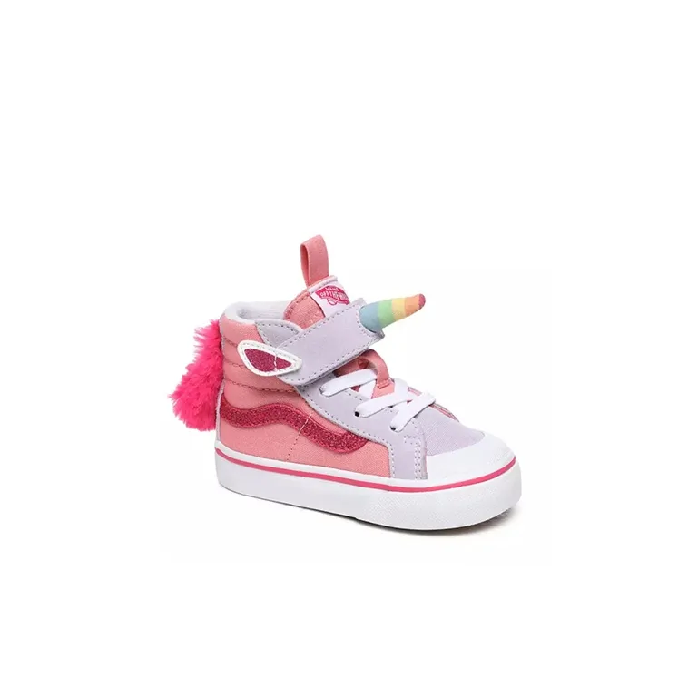 Vans SK8 Reissue 138 V Anti Slip Wear Resistant High Top Skateboard Shoes Pink Infant And Toddler-2