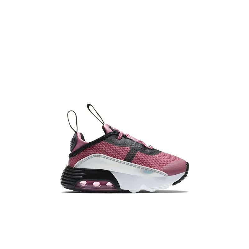 Nike Air Max 2090 Breathable Low Top Running Shoes Black Pink Infant And Toddler-1