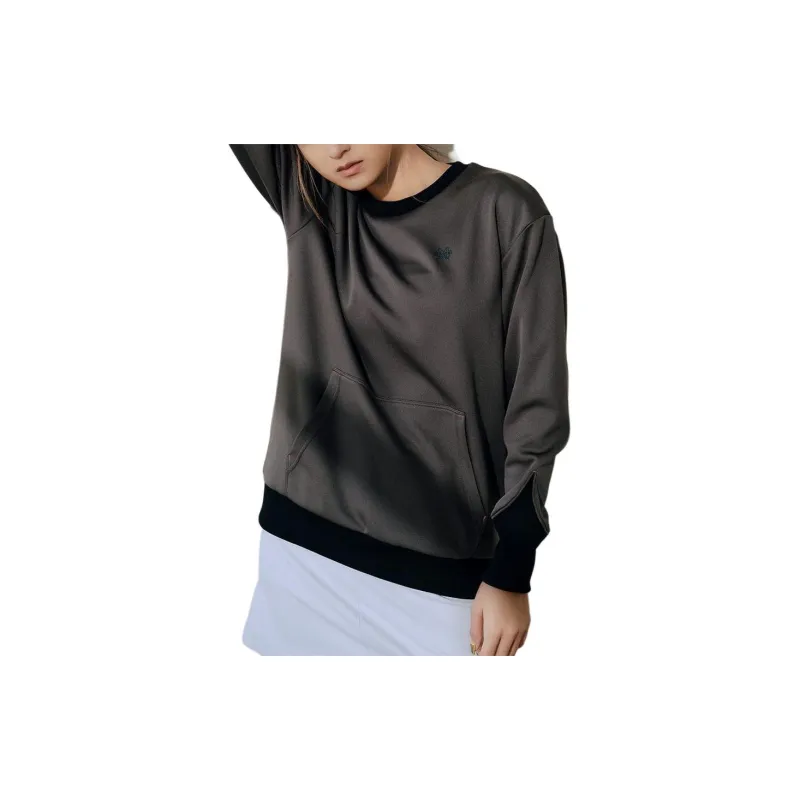 Beams x Miyu Ikeda GOLF Sweatshirt Women's Charcoal-2