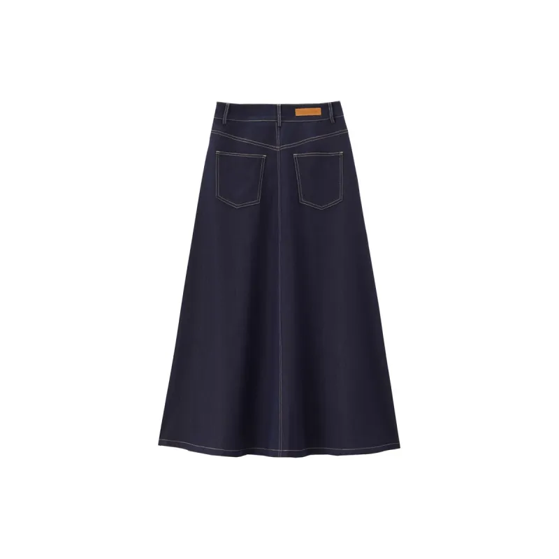 UNIQLO Denim Long Skirts Women's-1