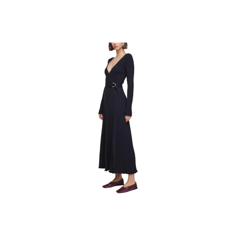 Anna Quan Peta V-neck Wrap Dress-3