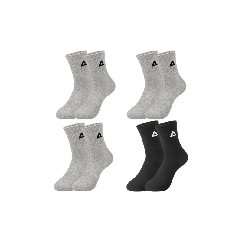PEAK Mid-Calf Socks Unisex 4 Pack-13