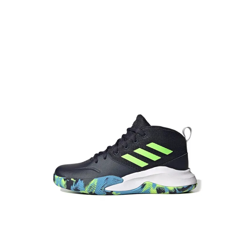 adidas Own The Game J Wide 'Legend Ink Signal Green'-0