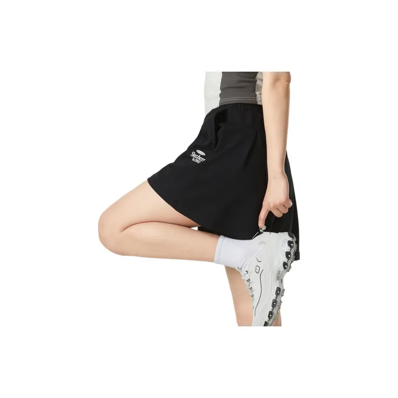 Skechers Casual Shorts Women's Black-4