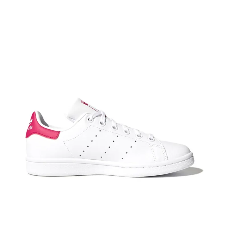 Adidas Stan Smith White Pink Youth-1
