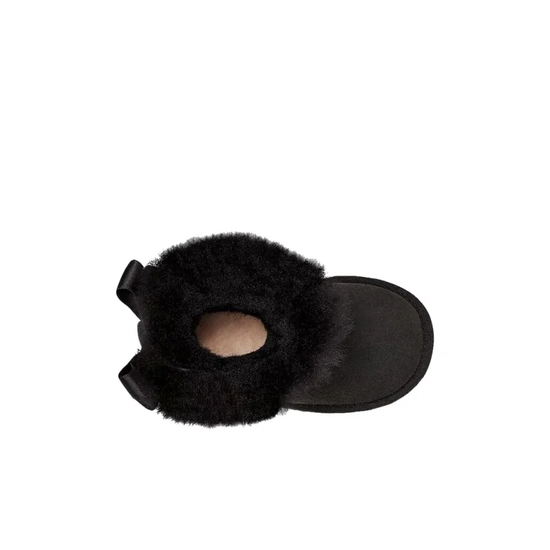 UGG Bailey Bow II Boot Black Toddler-3