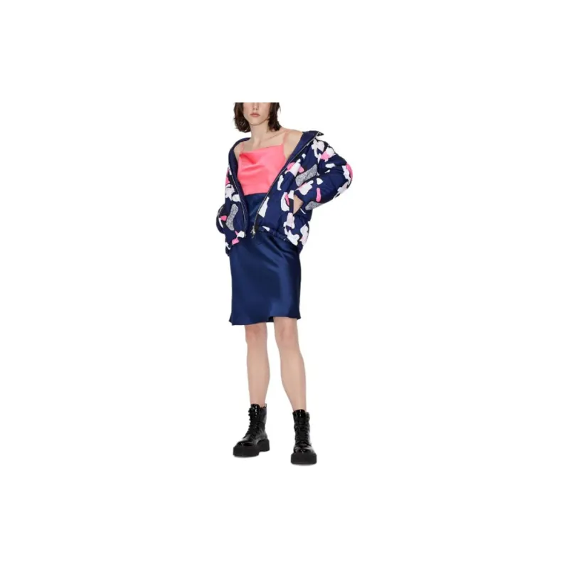 ARMANI EXCHANGE Puffer Jacket Women's Blue-3