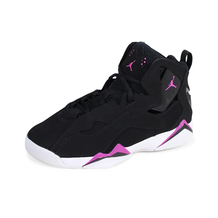 Jordan True Flight Black Fuchsia Blast White GS-2