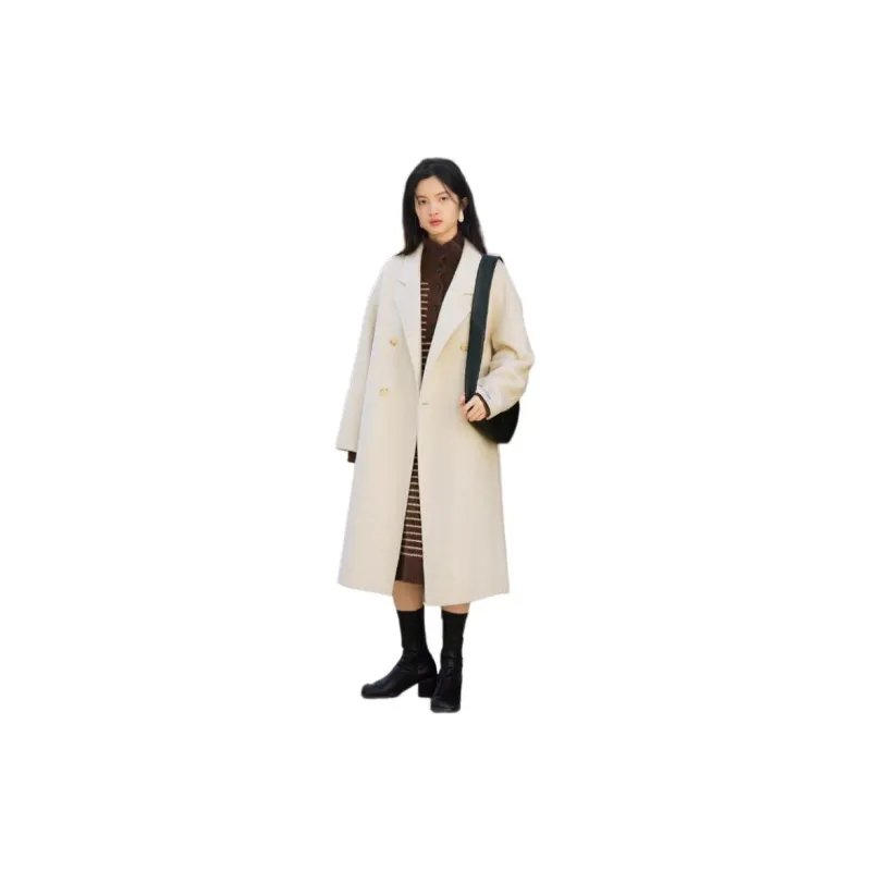 BLUEerror Coat Women's Oat Beige-1