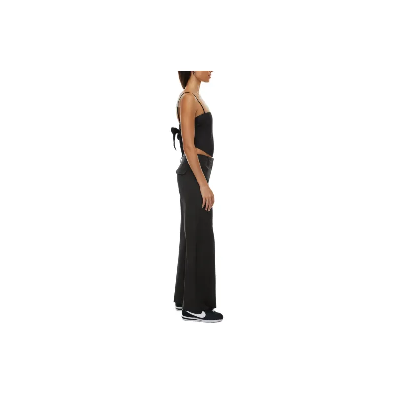 ARITZIA Sunday Best Elektra Satin Camisole Camisole Women's Black-3