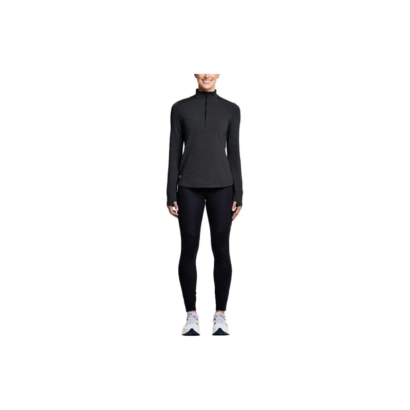 Saucony Triumph 3d 1/2 Zip Jackets Coats Women's Black-1