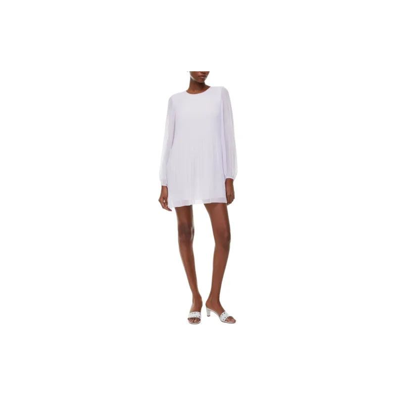 ARITZIA Wilfred Daydreamer Mini Dress Long-Sleeved Dresses Women's Ice Lavender-3