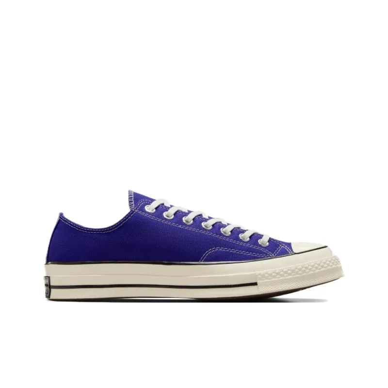 Converse Chuck 70 Anti Slip Wear Resistant Low Top Canvas Shoes Unisex Blue Purple-1