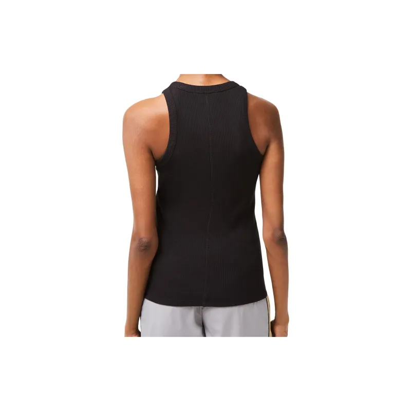 LACOSTE T Shirts Women's Black-2