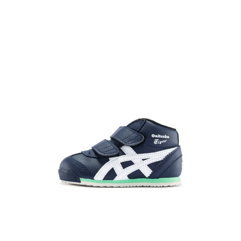Onitsuka Tiger Mexico Mid Abrasion Resistant Mid Top Toddler Shoes Blue Infant And Toddler-0