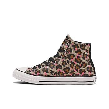 Converse Chuck Taylor All Star High GS '8 Bit Leopard Print'