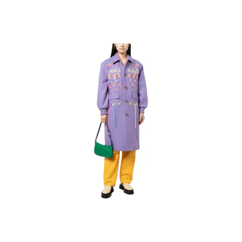MIRA MIKATI Coats Women's Purple-1