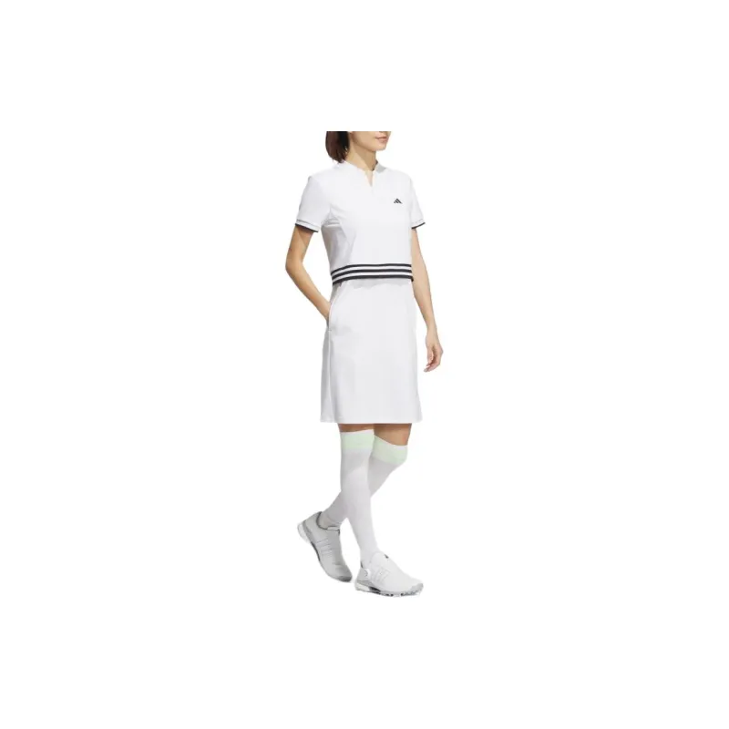 Adidas Short Sleeved Dresses Women's White-6