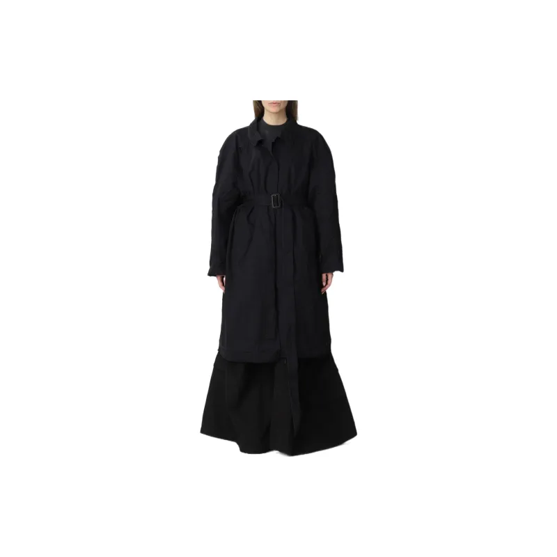 Balenciaga Belted Long Sleeved Coat-2