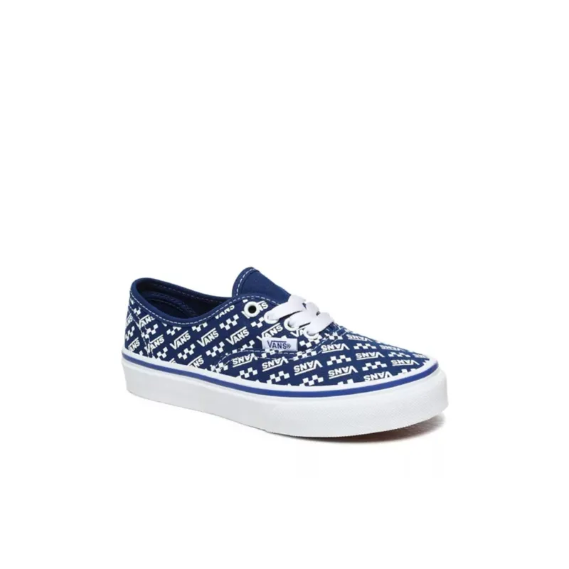 Vans Low Top Kids' Skateboarding Shoes Blue Children Aged 3 7 Years Old-1