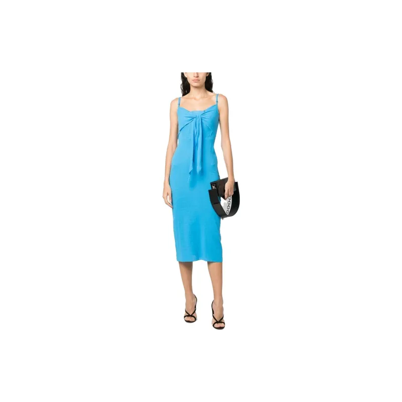 Patou Tie detail Midi Dress-1