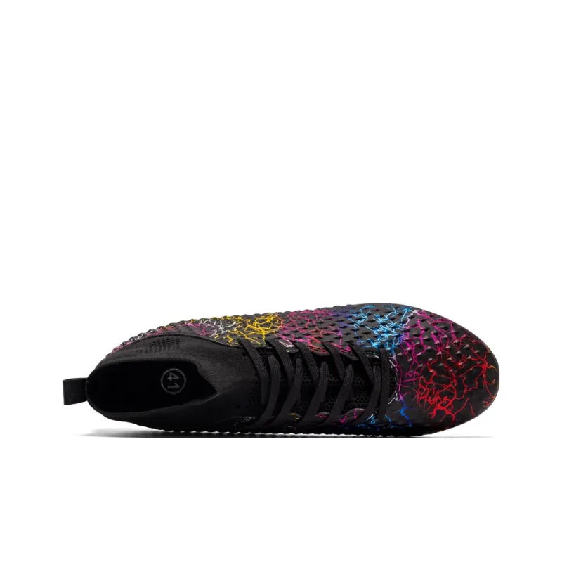 Kuding TF Rubber Broken Studs Artificial Ground Anti-Slip Wear-Resistant Soccer Shoes Unisex-2
